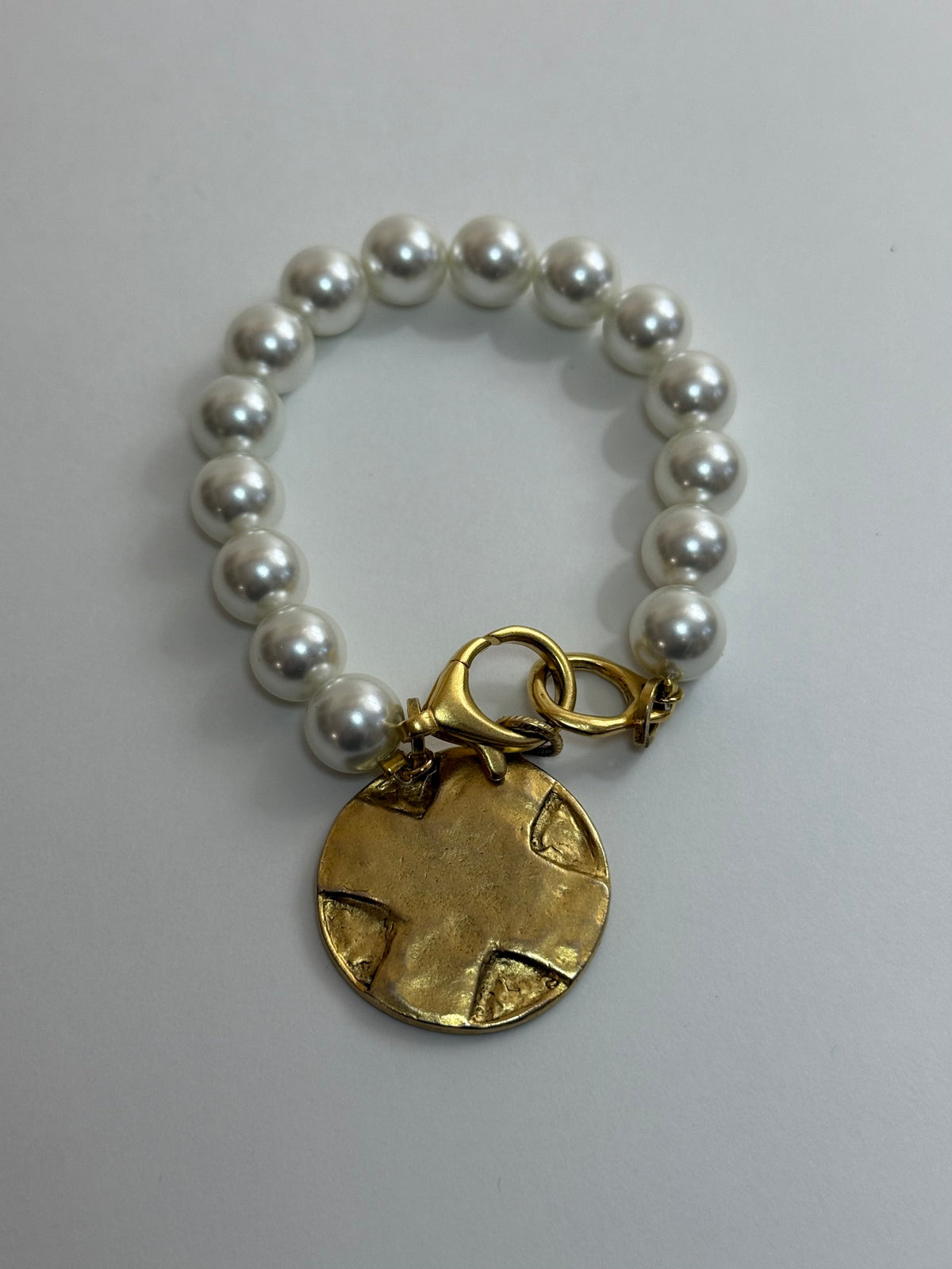 The Lord’s Prayer Pearl Clasp Bracelet