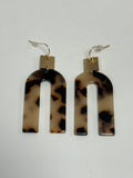 Acrylic Arch Dangle Earrings