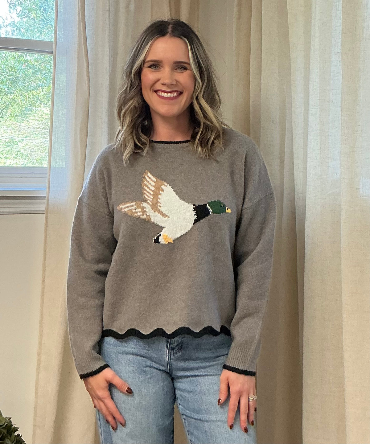Simply Southern Rosalie Duck Sweater