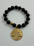 The Lord’s Prayer Elastic Bracelet- Black
