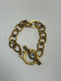 Diamond Bar Gold Bracelet
