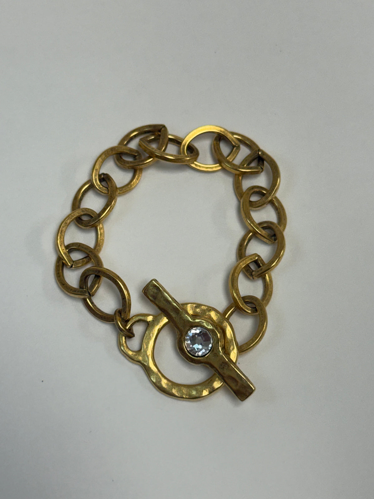 Diamond Bar Gold Bracelet