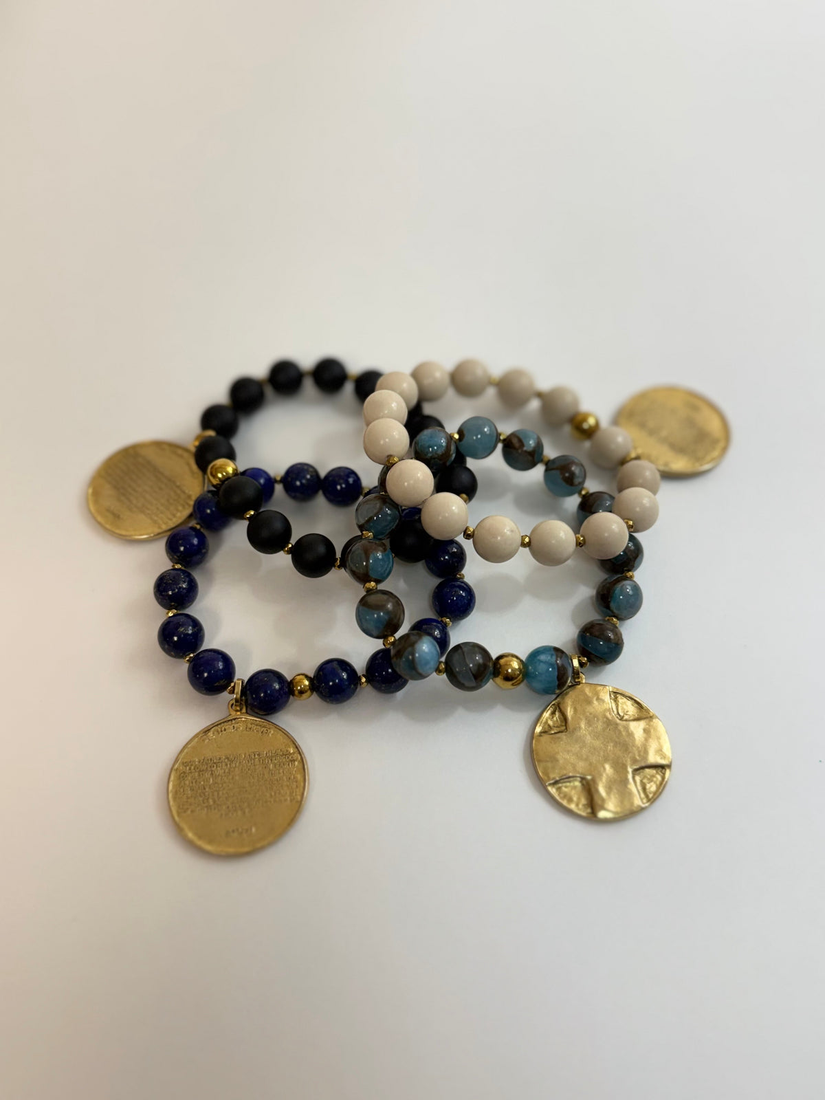 The Lord’s Prayer Elastic Bracelet- Black