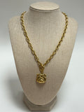 Bulldog Gold Necklace