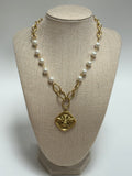 Pearl Bumblebee Necklace