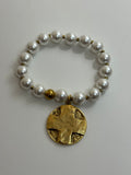 The Lord’s Prayer Pearl Stretch Bracelet
