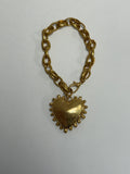 Dotted & Puffy Heart Bracelet
