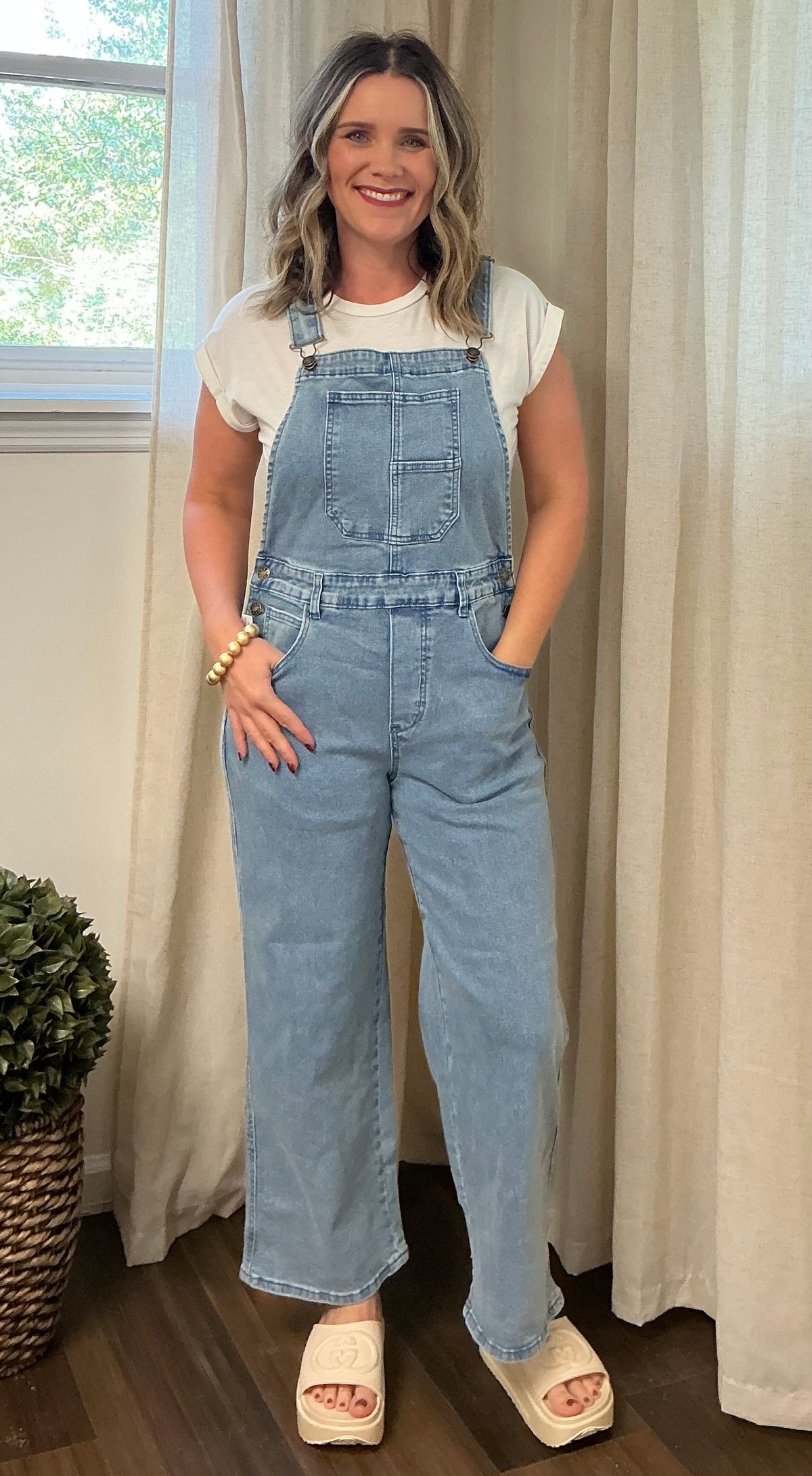 Denim Overalls