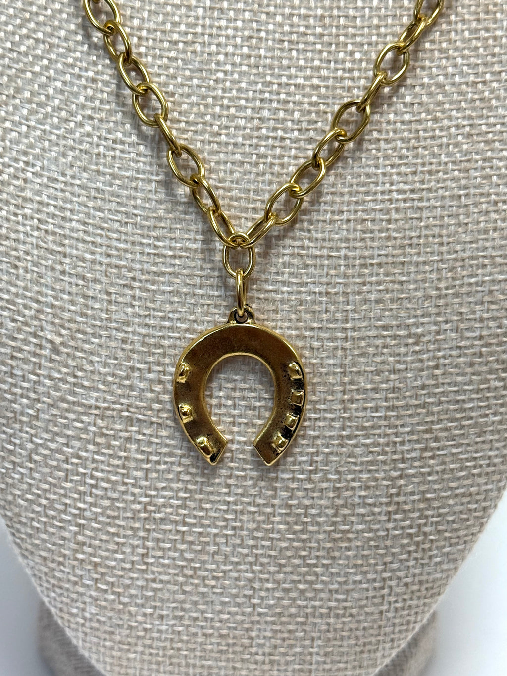 Horseshoe Gold Necklace