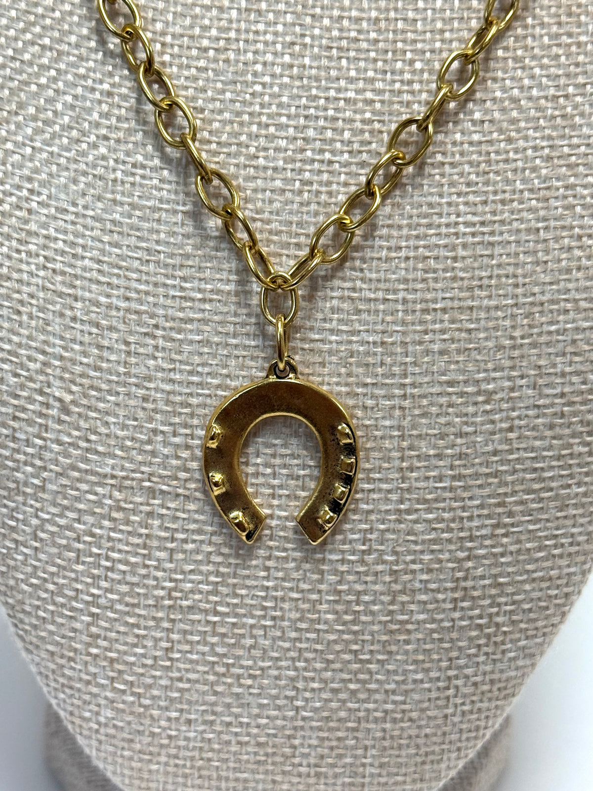 Horseshoe Gold Necklace