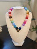 Star Multicolor Bubble Necklace