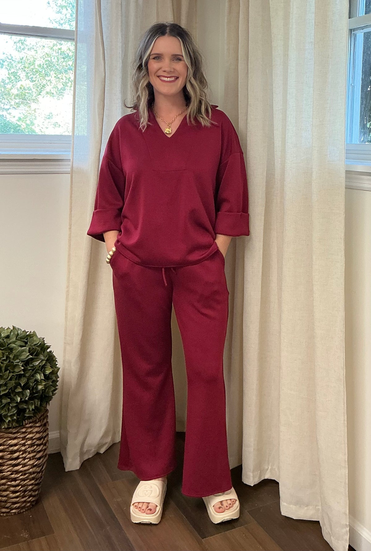 Scuba Set- Burgundy