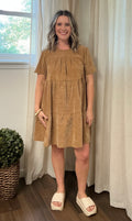 Babydoll Dress- Gold